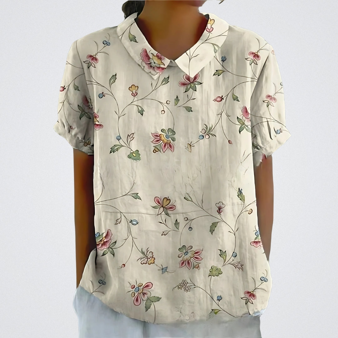 Lina | Women's Loose Stylish Floral Blouse