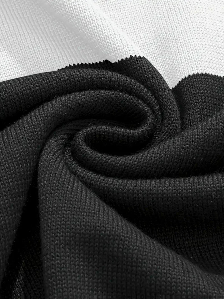 Brit & Boho™️ | The Luxe Colorblock Quarter Zip