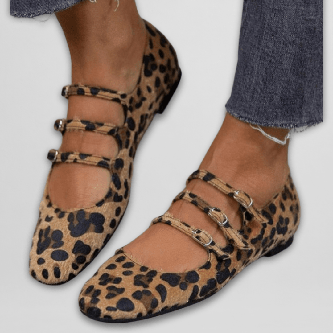 Luna | Animal Print Flats