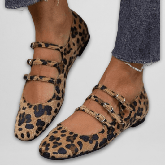 Luna | Animal Print Flats