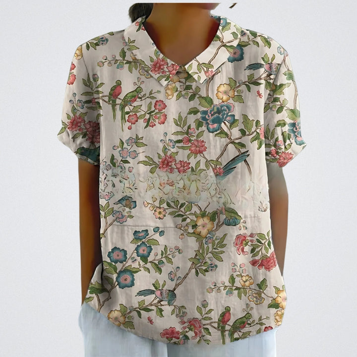 Lina | Women's Loose Stylish Floral Blouse