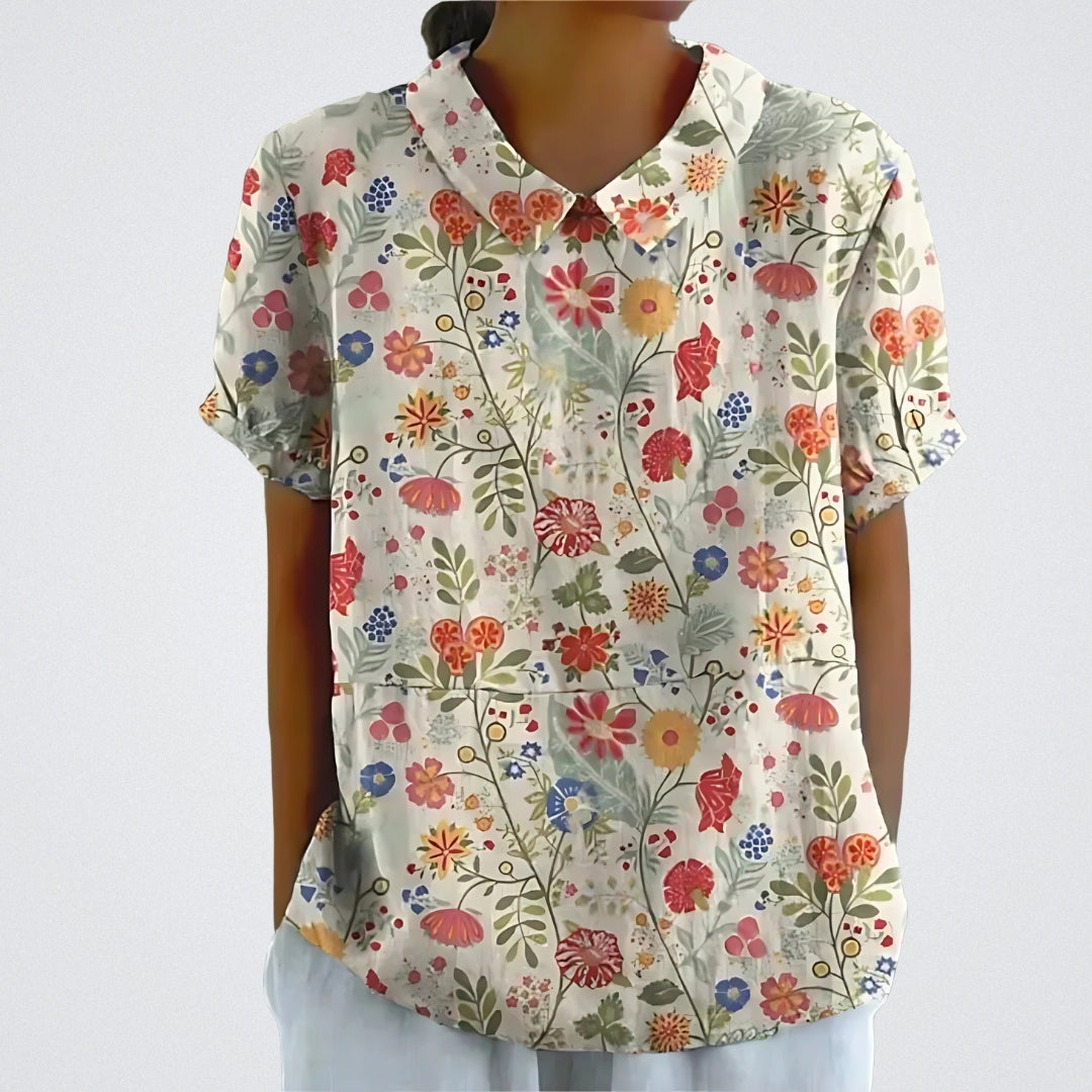 Lina | Women's Loose Stylish Floral Blouse