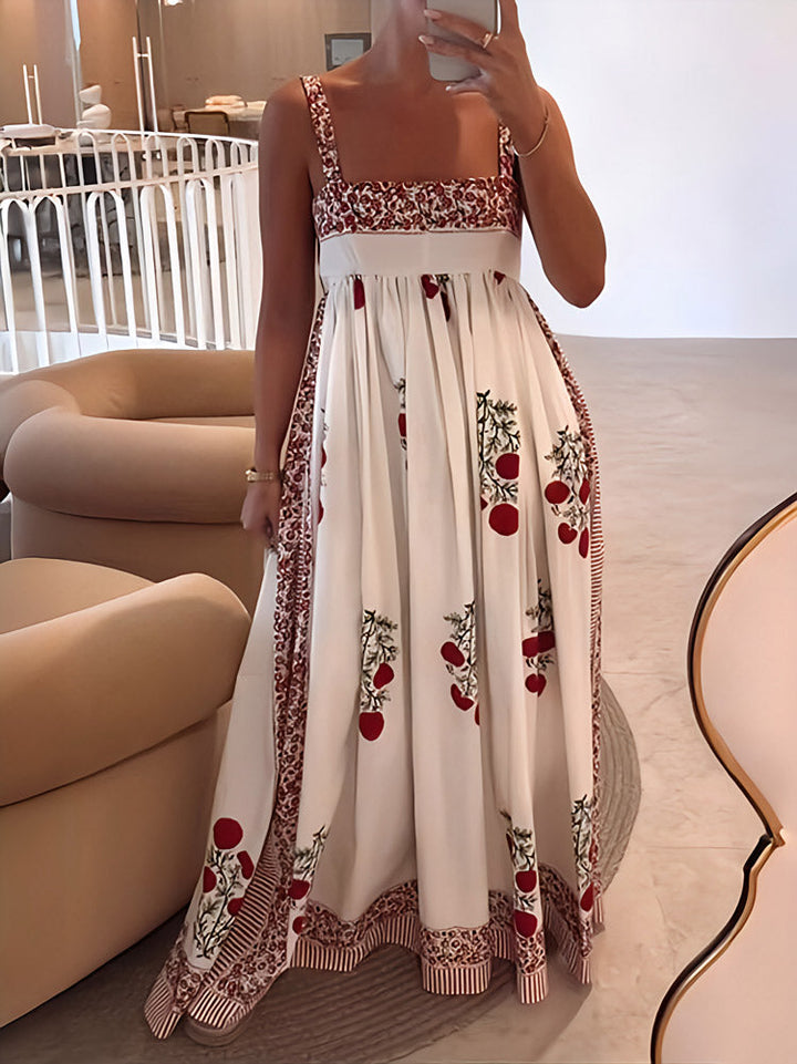 Lyla | Women's Floral Spaghetti Strap Maxi Dress