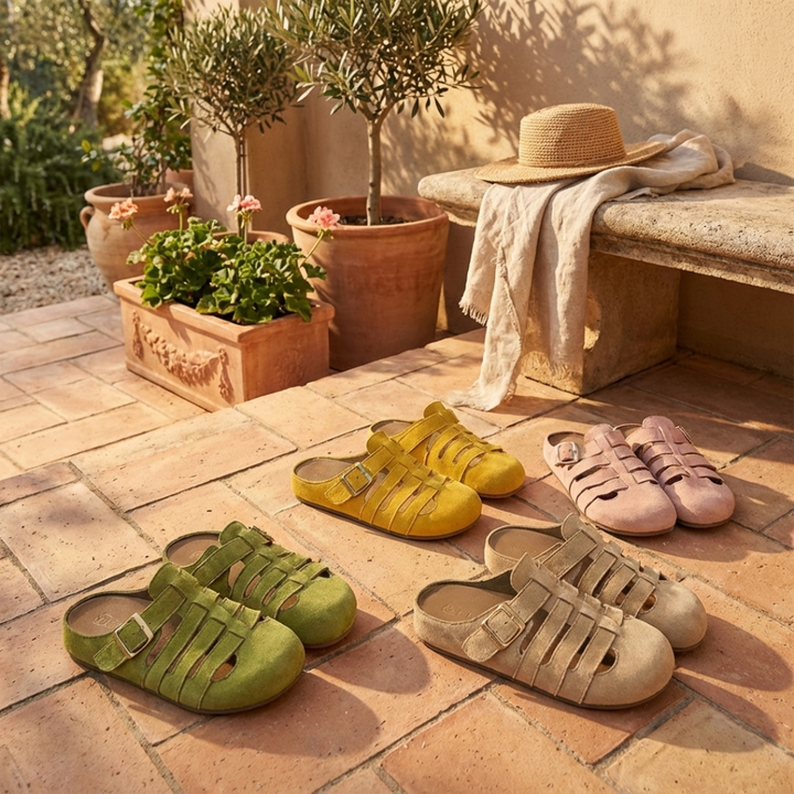 Nathalie | Cozy Slip-On Mule Sandals