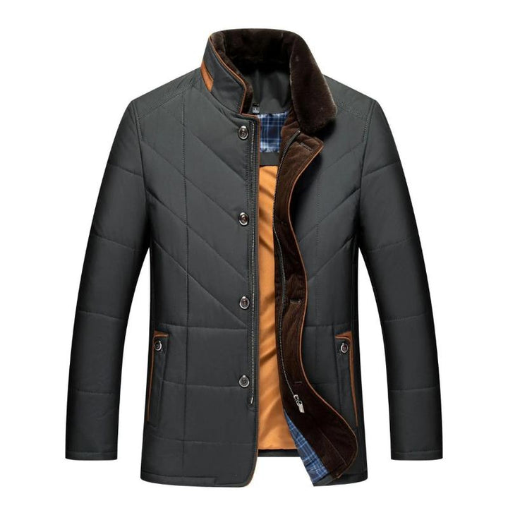 Michele | Men's Winter Jacket with Stand-Up Collar