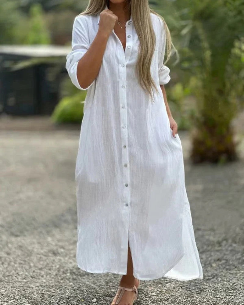 Bianca™ - Comfy Italian Cotton Dress
