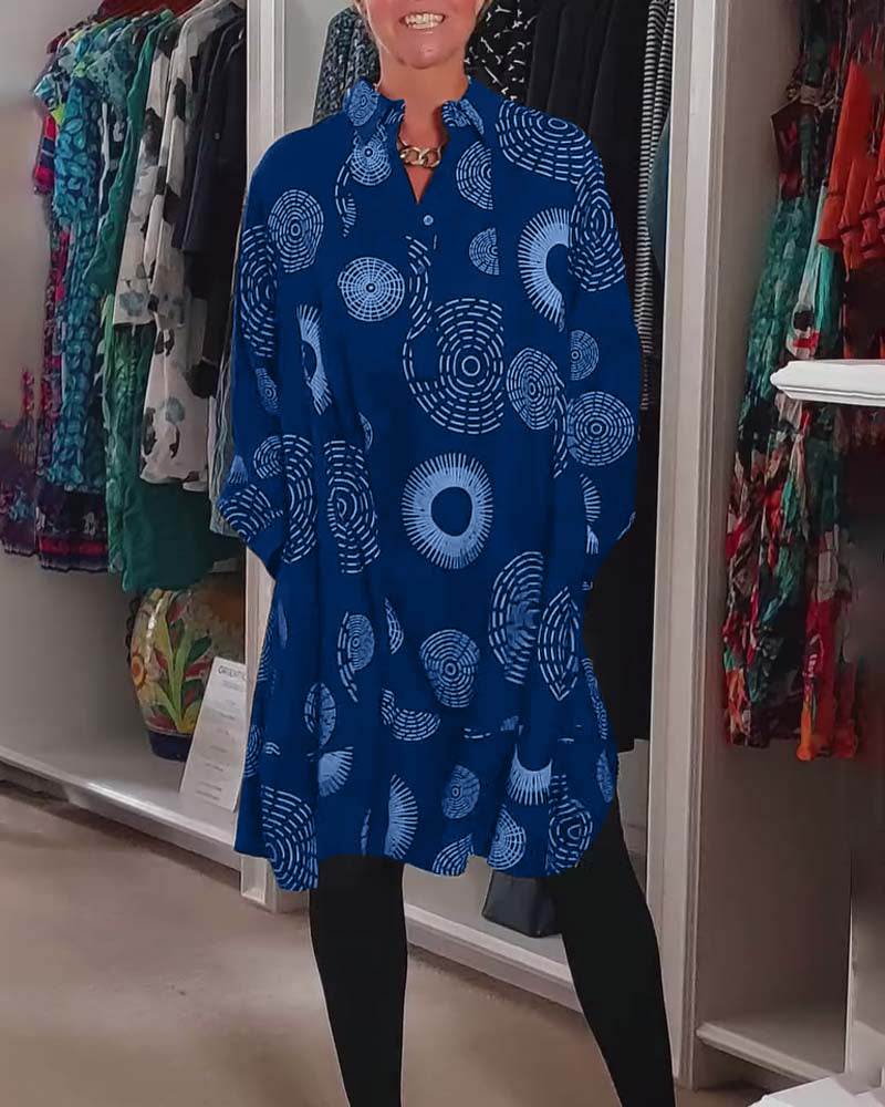 Marlene | Women's Casual Geometric Print Dress
