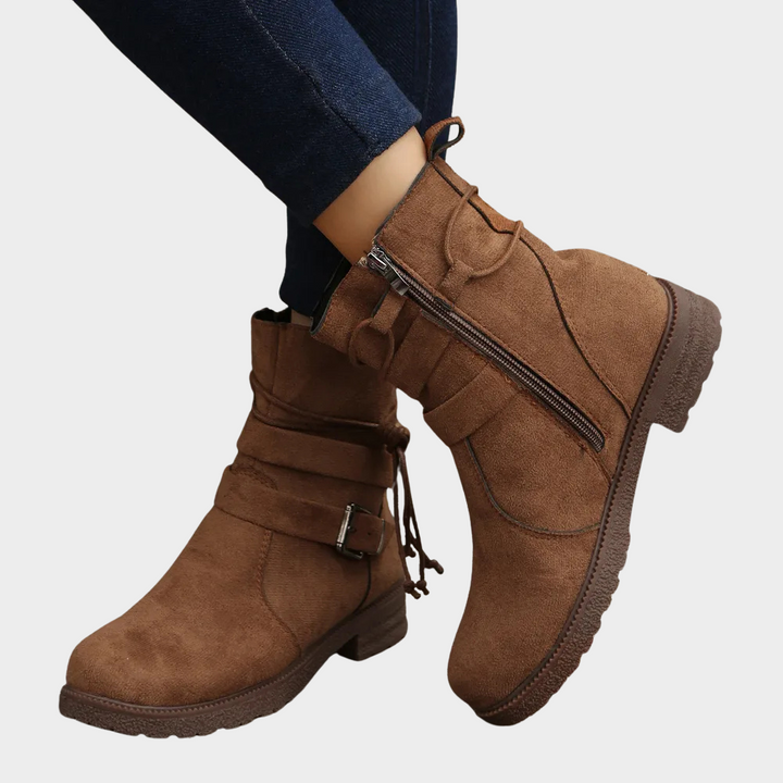 Delaney | Women's Low Heel Ankle Boots