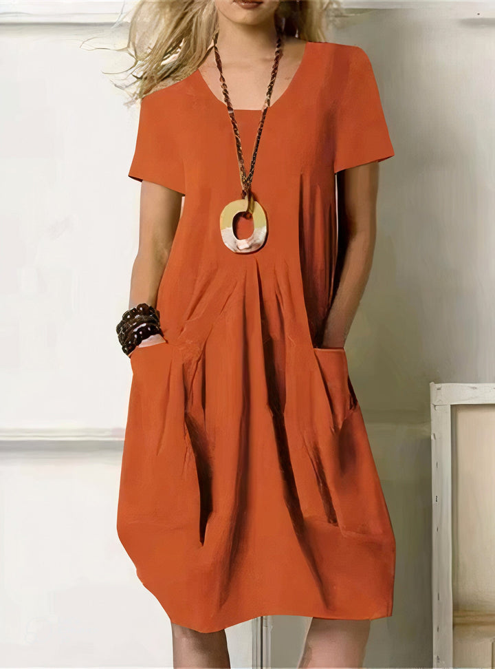 Gabrielle | Women's Relaxed Summer Loose Long Pocket Dress with Pockets