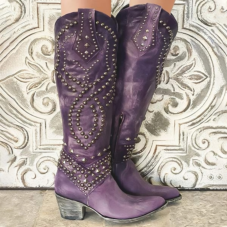 Mia | Women's Western Knee-High Boots