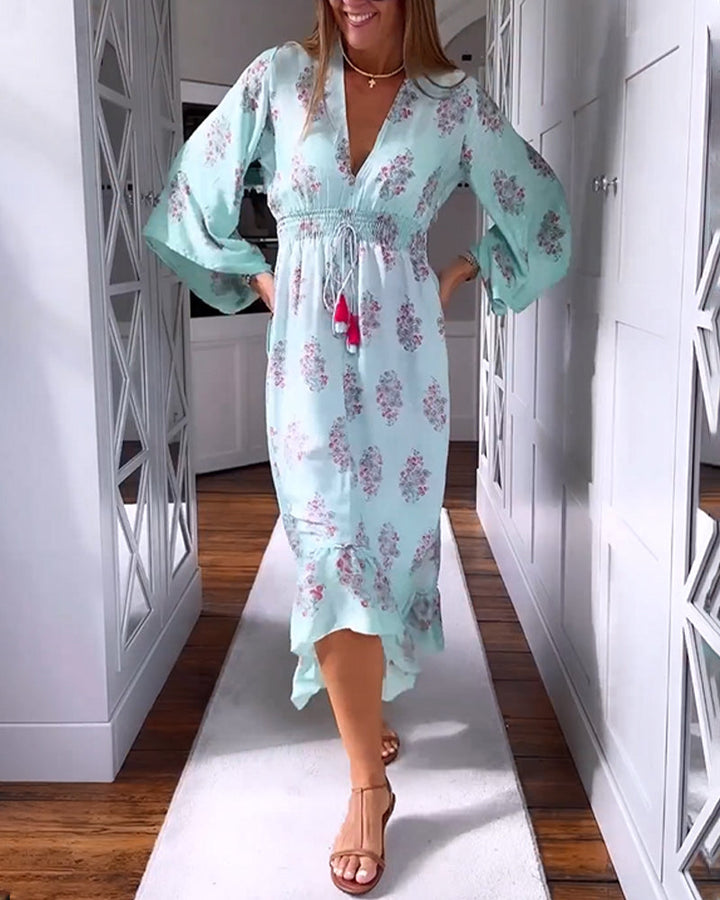 Celina | Women's Midi Elegant Floral Dress