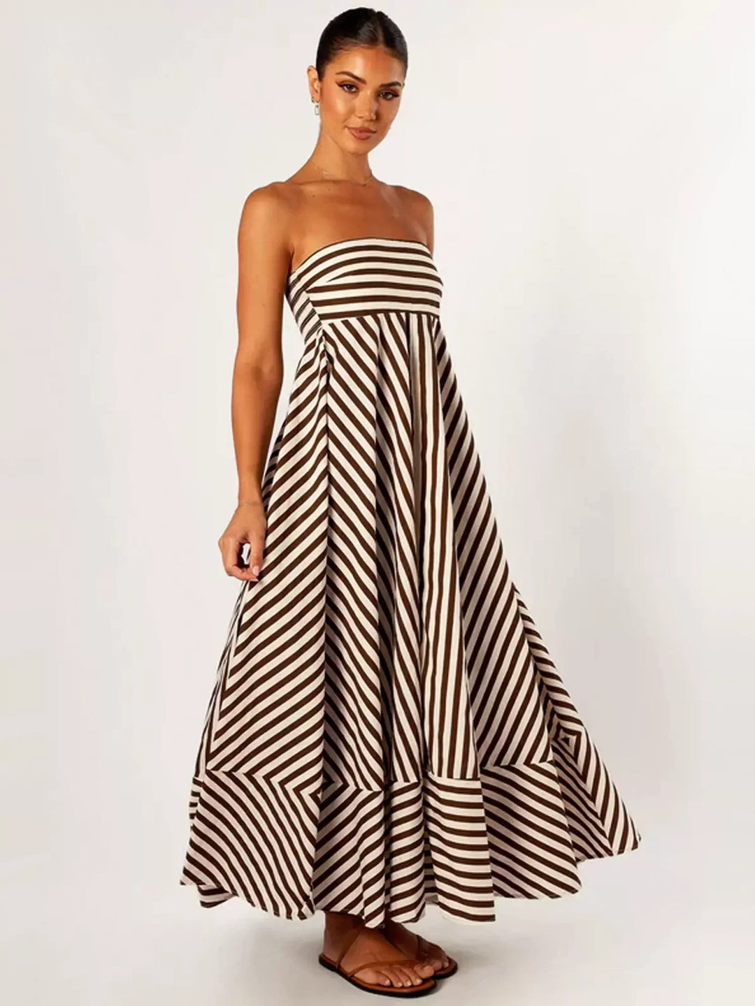 Damaris | Women's Comfortable Stylish Ruched Maxi Dress with Zipper
