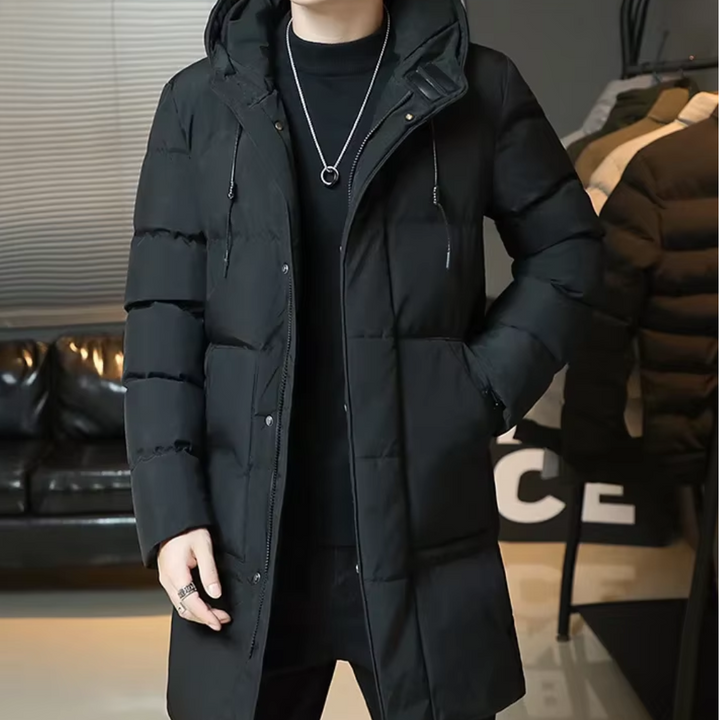 Men's Tailored Elegant Long Winter Jacket