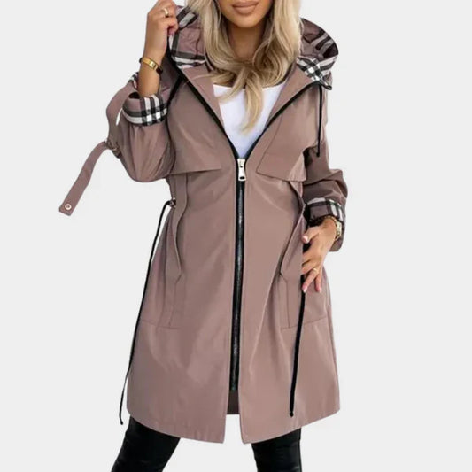 Nathalie™ - Elegant Modern Trench Coat