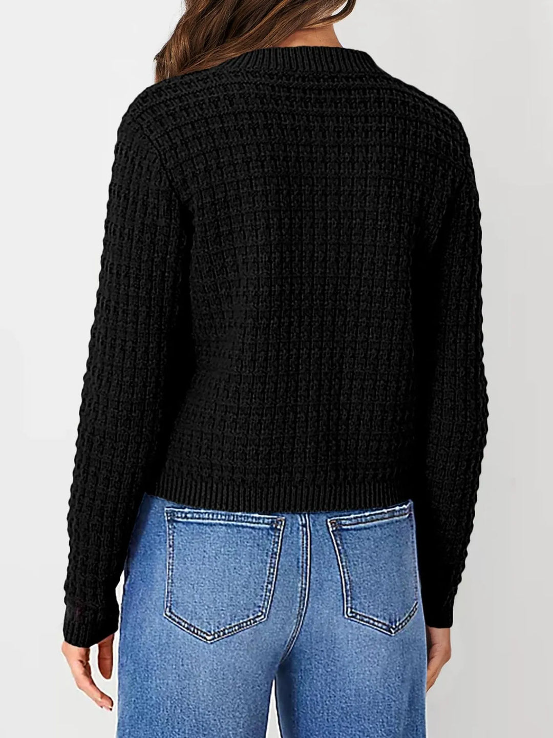 Harper | Women's Cardigan with Button Placket and Buttons