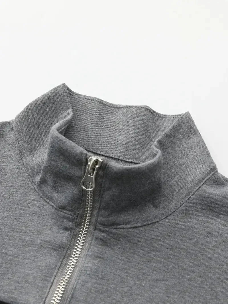 Brit & Boho™ | The Aspen Colorblock Quarter-Zip