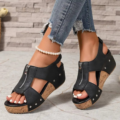 Camila™ - Stylish Retro Wedge Sandals