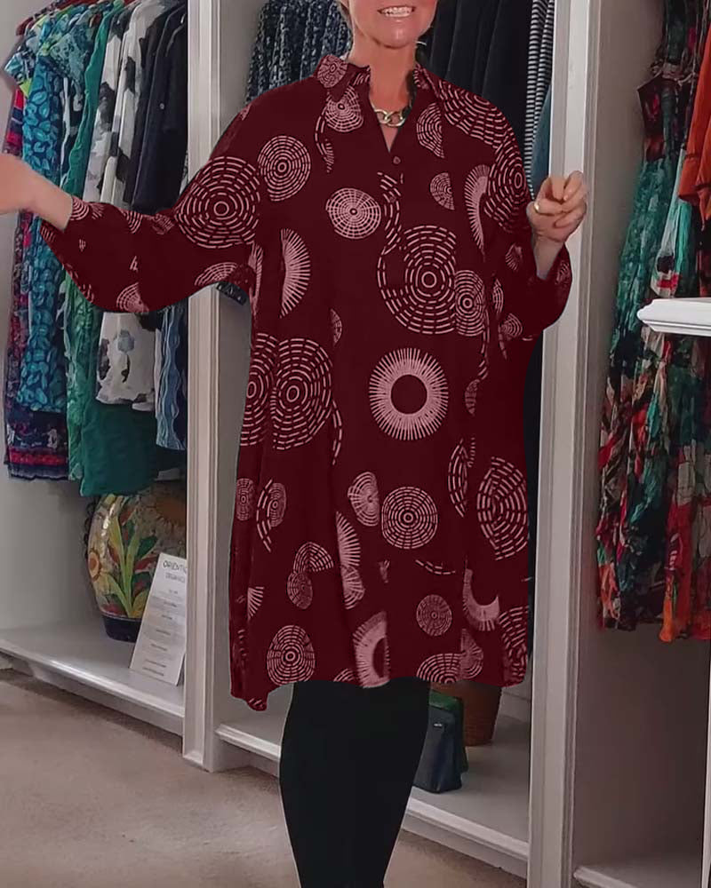 Marlene | Women's Casual Geometric Print Dress