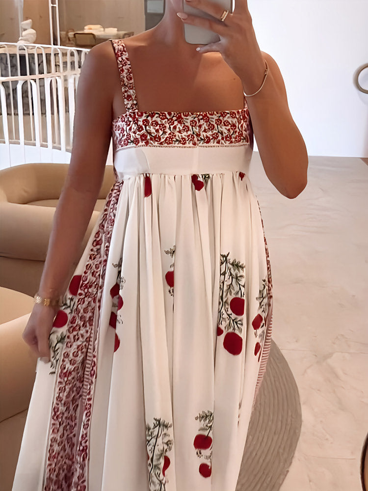 Lyla | Women's Floral Spaghetti Strap Maxi Dress