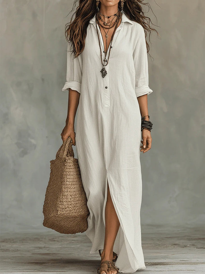 WILLOW | Effortless Maxi Dress with Flattering Cut for Versatile Everyday Looks