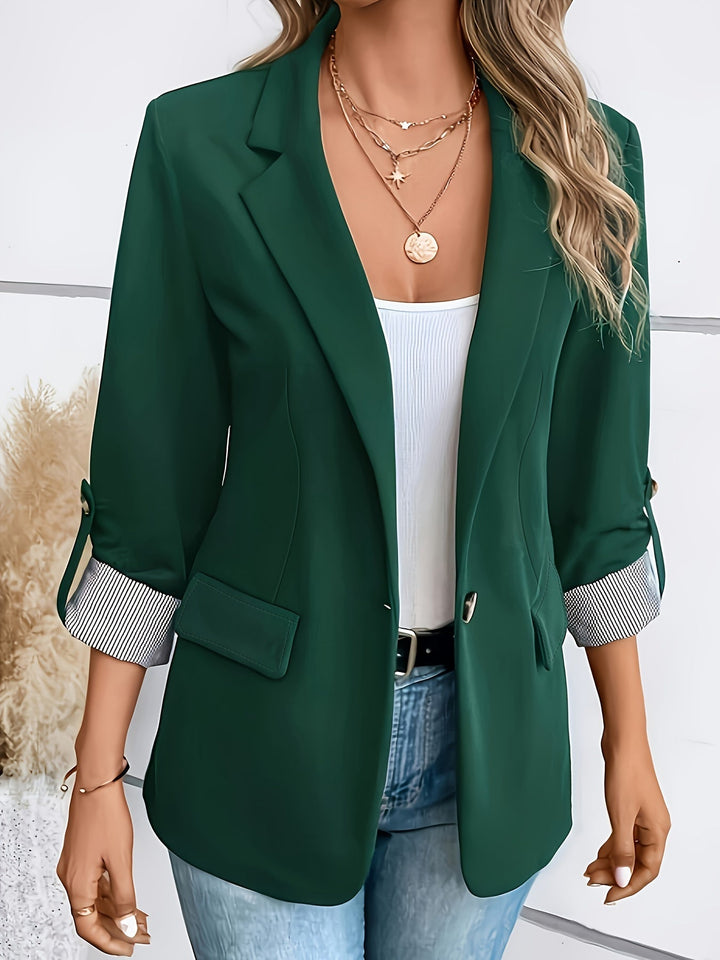 Jamie | Women's 3/4 Sleeve Stylish Blazer with Buttons