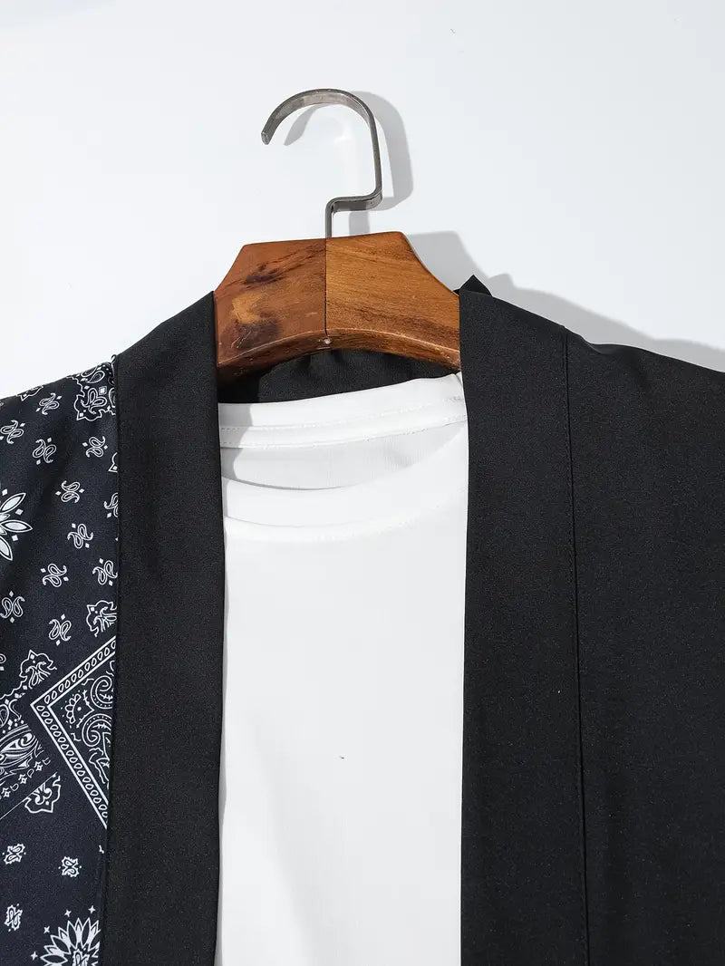 Aki | Men's 3/4 Sleeve Lightweight Kimono Cardigan