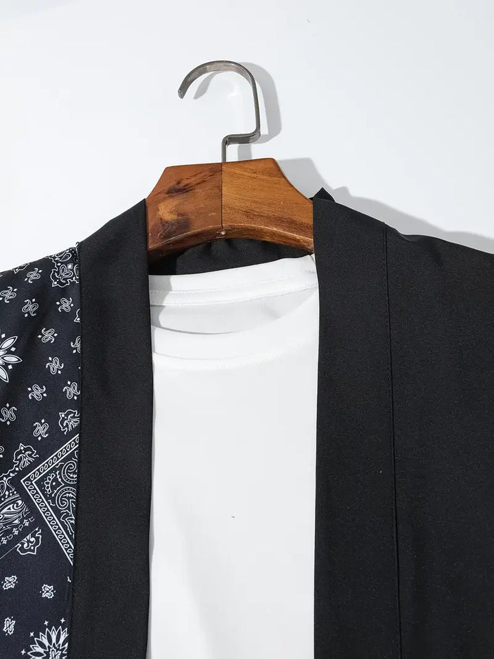 Aki | Men's 3/4 Sleeve Lightweight Kimono Cardigan