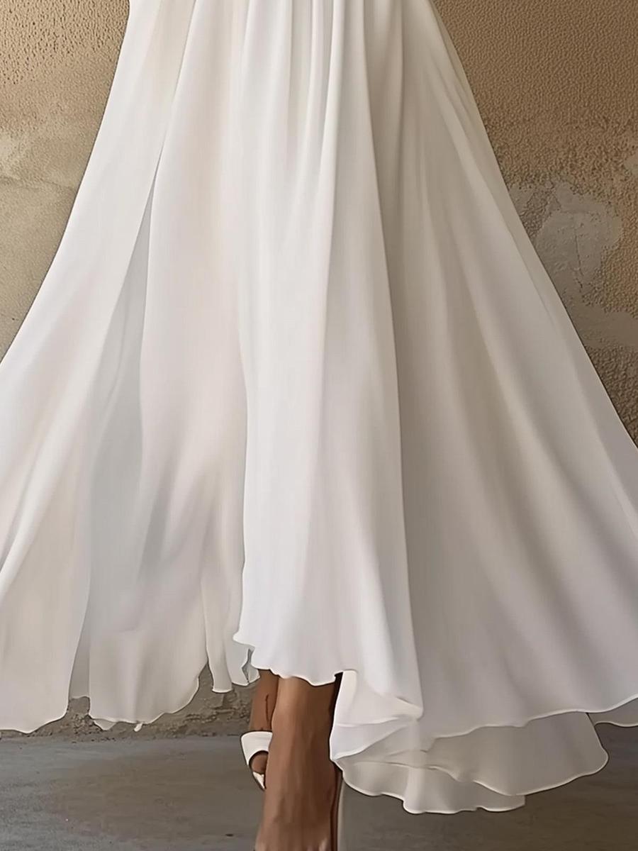 Laura | Women's Vintage-Inspired V-Neck Maxi Dress