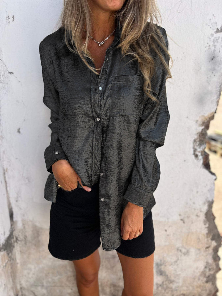 Women's Long Sleeve Shirt with Pocket