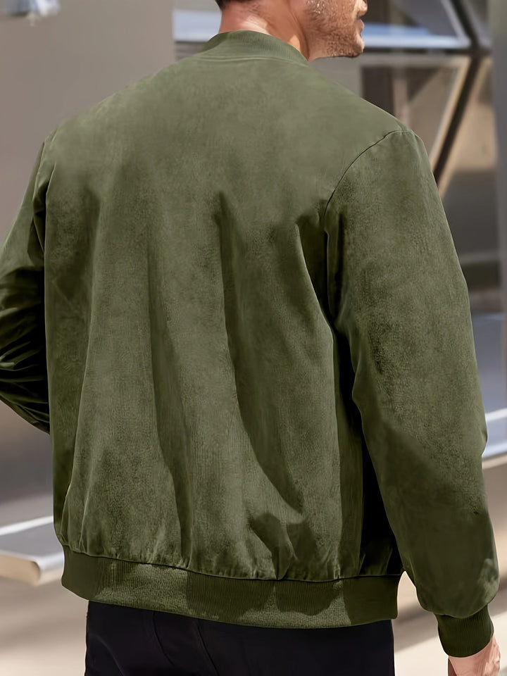 Dex | Crew Neck Classic Zipper Jacket