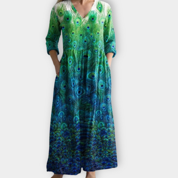 Wendelina | Boho Maxi Dress Made of Soft Premium Fabric