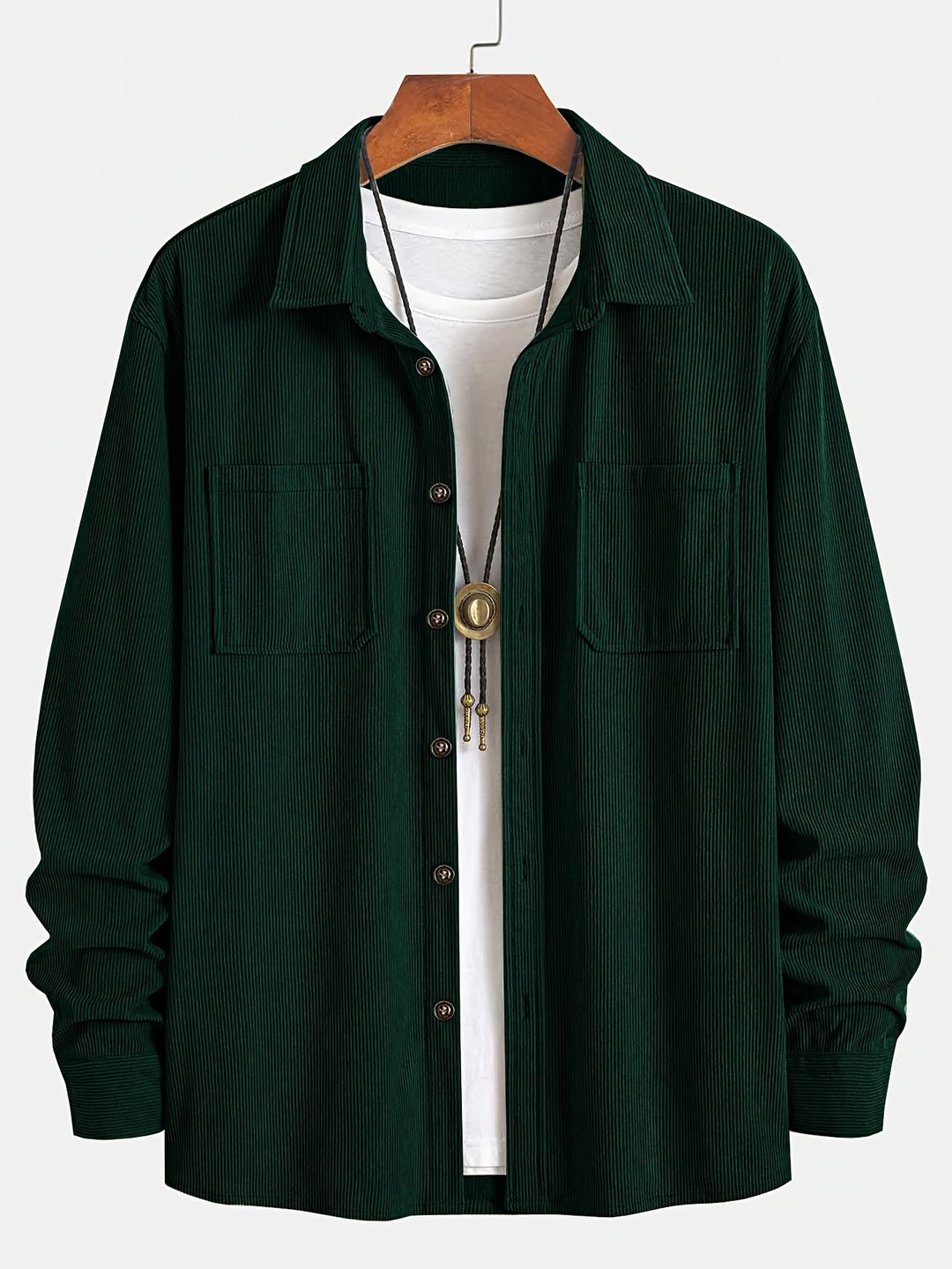 Bryce | Men's Long Sleeve Overshirt with Pockets and Buttons