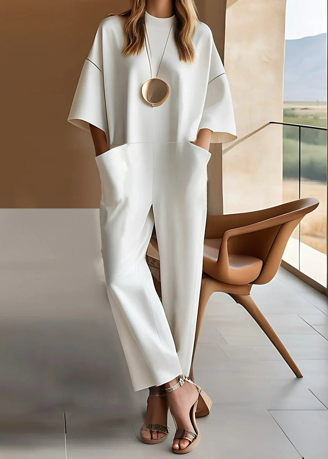 Emmy™ Stylish Short-Sleeve Jumpsuit