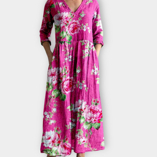 Almara | Boho Maxi Dress Made of Soft Premium Fabric