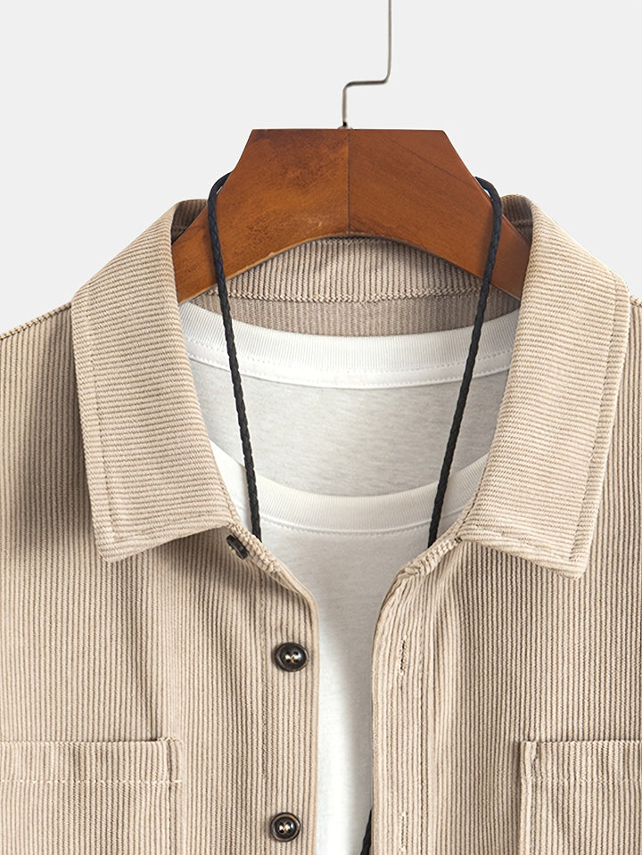 Bryce | Men's Long Sleeve Overshirt with Pockets and Buttons