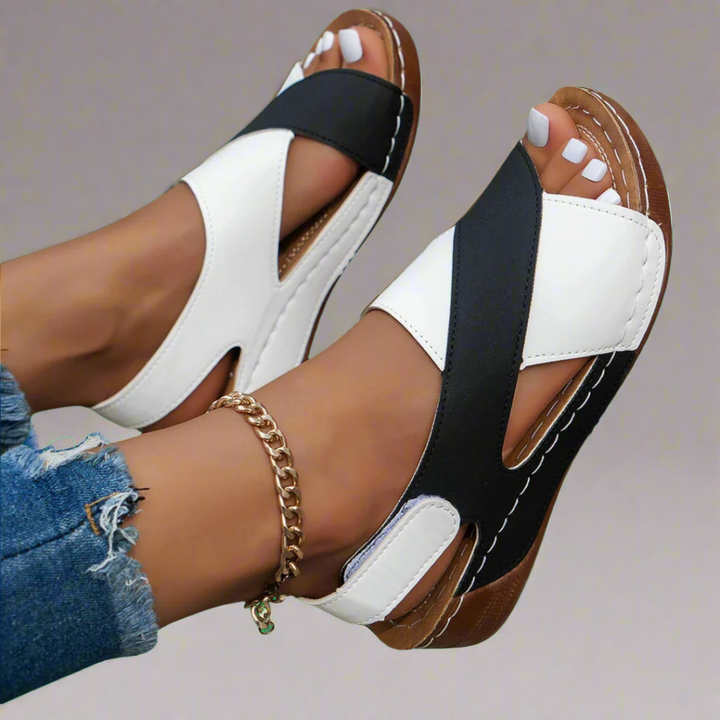 Alwine | Elegant Wedge Heels Made of Premium Material