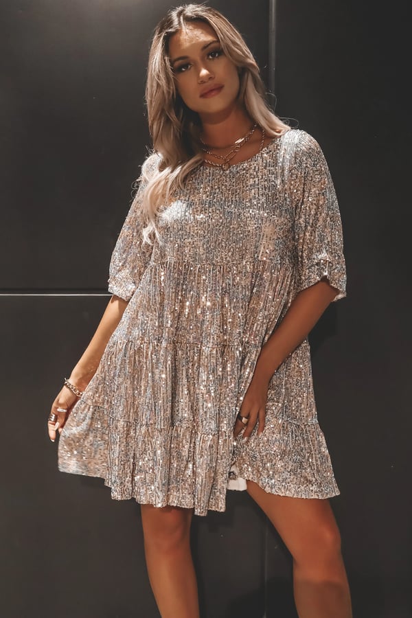 Coco | Women's Sparkly Mini Dress with Sequins