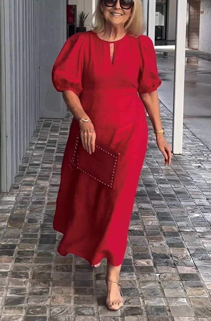 Frankie | Women's Puff Sleeve Mini Chic Bubble Sleeve Loose Dress