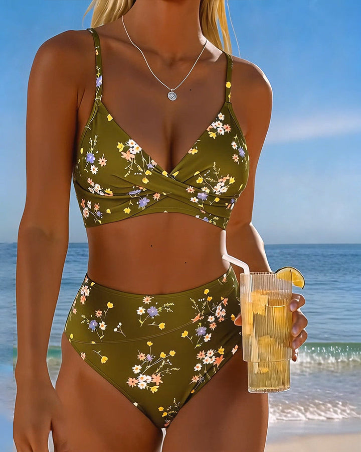 Giada | Women's Floral Bikini with Wire-Free Bra