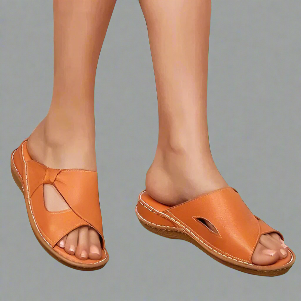 Yvonne | Premium Leather Orthopedic Sandals