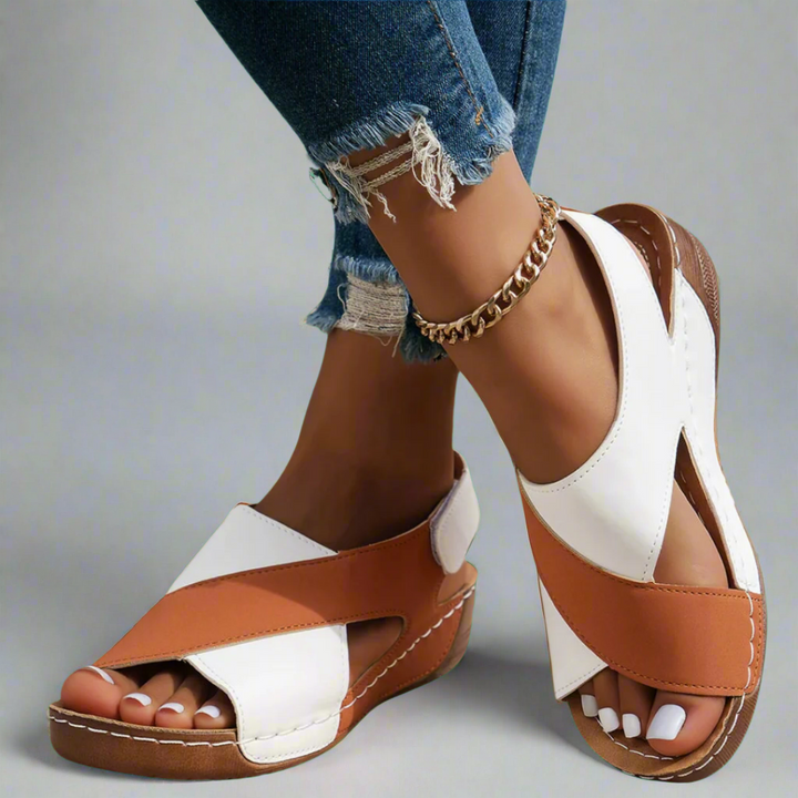 Alwine | Elegant Wedge Heels Made of Premium Material