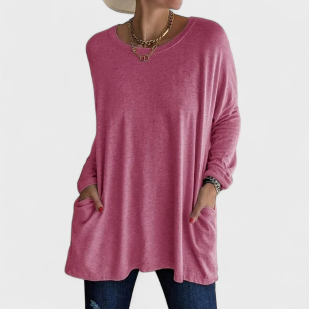 Moira – Relaxed Long Sleeve Top