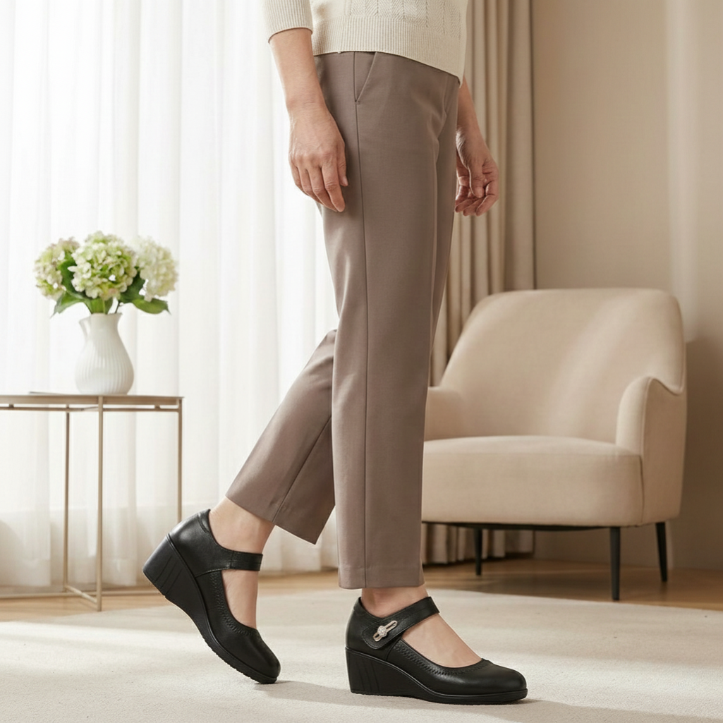 Lydia | Women's Wedge Mary Jane Shoes