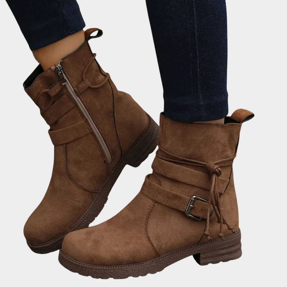 Delaney | Women's Low Heel Ankle Boots
