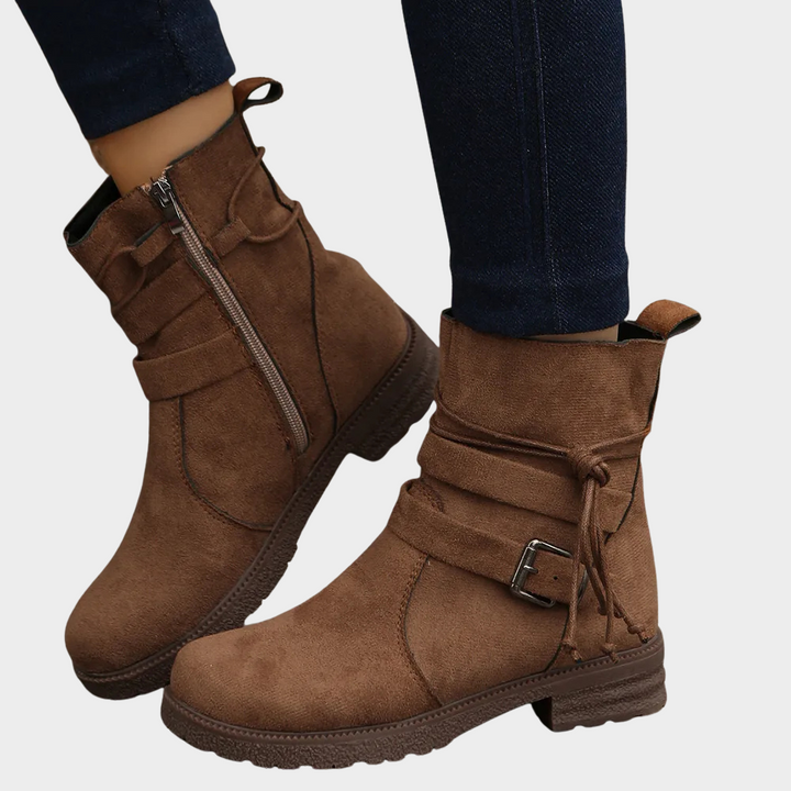 Delaney | Women's Low Heel Ankle Boots