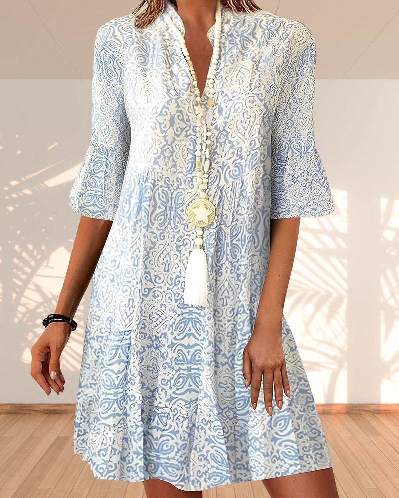 Sarah | Women's Boho Floral Summer Dress