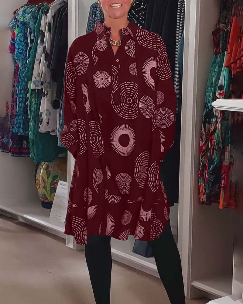 Marlene | Women's Casual Geometric Print Dress