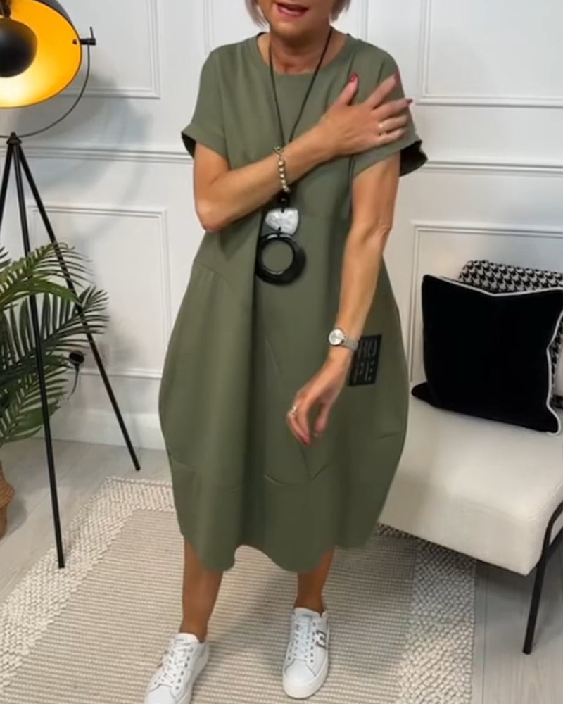 Cleo | Women's Stylish Short Sleeved Dress