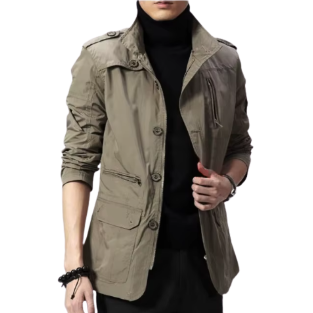 Men's Tailored Elegant Windproof Jacket