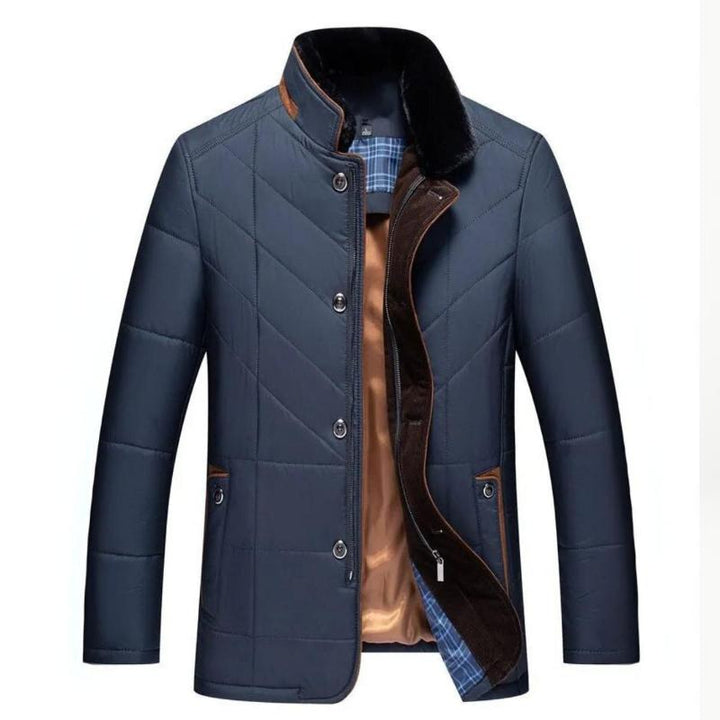 Michele | Men's Winter Jacket with Stand-Up Collar